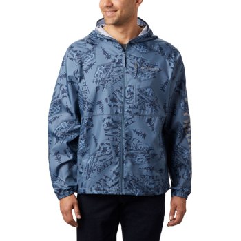 Columbia Muške Jakne - Flash Forward Printed Windbreaker Plave | DJZP-41265